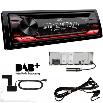 JVC KD-DB622BT mit DAB + Antenne Bluetooth Autoradio CD MP3 USB digital Radio